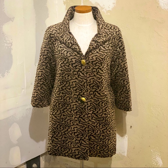 Faux Fur Evening Coat - Picture 1 of 5
